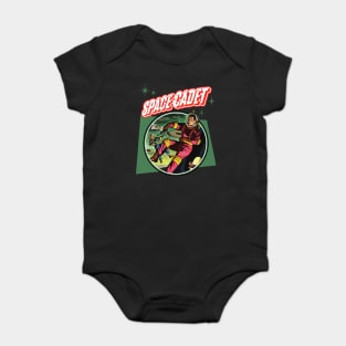 Space Cadet Outer Space Comic Book Style Vintage 50s 60s Baby Bodysuit